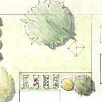 Private garden plan sketch from $350 +GST