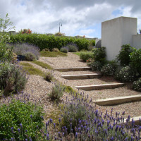 Private Mediterranean garden