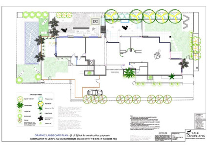 Residential Graphic Concept Plan with plant key